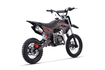 Preview: Nitro Motors 125cc Dirtbike Storm V3 4 Gang Semi Automatic 14/12 Aut.  Elektro + Kick Start